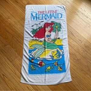 Vintage Disneys The Little Mermaid towel